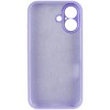 Чохол Silk Full Camera Protective (AA) NO LOGO для Apple iPhone 16 (6.1") Бузковий / Dasheen
