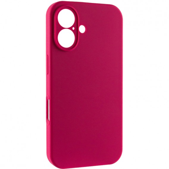 Чохол Silk Full Camera Protective (AA) NO LOGO для Apple iPhone 16 (6.1") Червоний / Rose Red