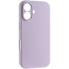 Чохол Silk Full Camera Protective (AA) NO LOGO для Apple iPhone 16 (6.1") Бузковий / Lilac