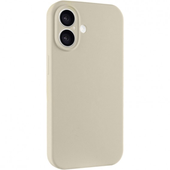 Чохол Silk Full Camera Protective (AA) NO LOGO для Apple iPhone 16 (6.1") Бежевий / Antique White