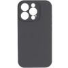 Чохол Silk Full Camera Protective (AA) NO LOGO для Apple iPhone 16 Pro (6.3") Сірий / Dark Gray