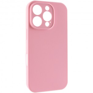 Чехол Silk Full Camera Protective (AA) NO LOGO для Apple iPhone 16 Pro (6.3") Розовый / Light pink