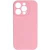 Чохол Silk Full Camera Protective (AA) NO LOGO для Apple iPhone 16 Pro (6.3") Рожевий / Light pink
