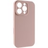 Чохол Silk Full Camera Protective (AA) NO LOGO для Apple iPhone 16 Pro (6.3") Рожевий / Pink Sand