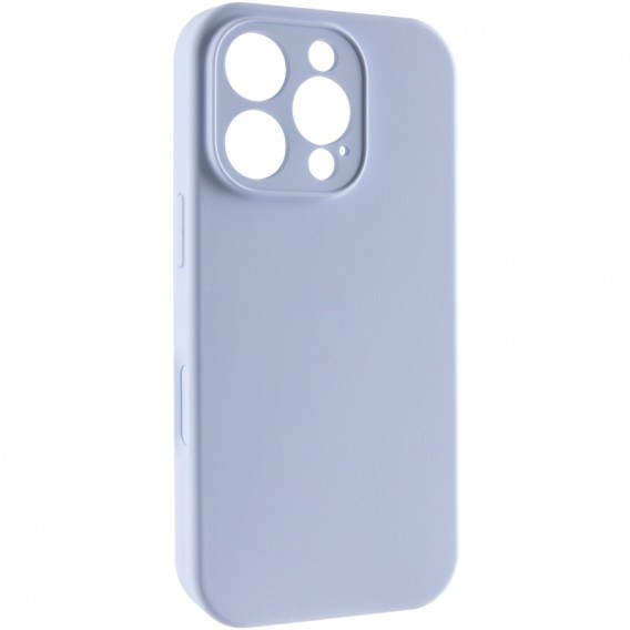Чохол Silk Full Camera Protective (AA) NO LOGO для Apple iPhone 16 Pro (6.3") Блакитний / Lilac Blue