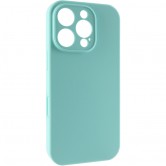 Чехол Silk Full Camera Protective (AA) NO LOGO для Apple iPhone 16 Pro (6.3") Бирюзовый / Marine Green
