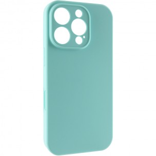 Чехол Silk Full Camera Protective (AA) NO LOGO для Apple iPhone 16 Pro (6.3") Бирюзовый / Marine Green