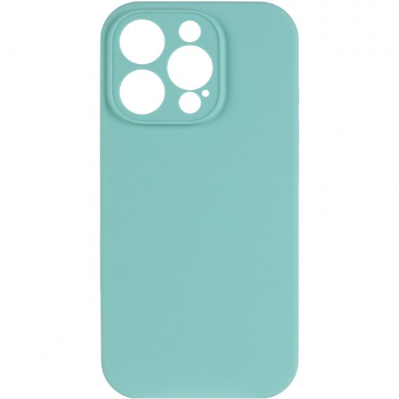 Чохол Silk Full Camera Protective (AA) NO LOGO для Apple iPhone 16 Pro (6.3") Бірюзовий / Marine Green