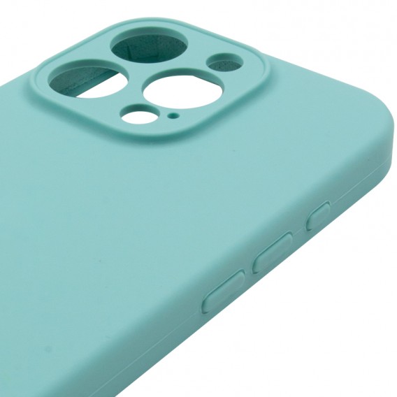Чохол Silk Full Camera Protective (AA) NO LOGO для Apple iPhone 16 Pro (6.3") Бірюзовий / Marine Green