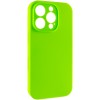 Чохол Silk Full Camera Protective (AA) NO LOGO для Apple iPhone 16 Pro (6.3") Кислотно-зелений / Acid Green