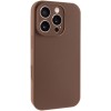 Чохол Silk Full Camera Protective (AA) NO LOGO для Apple iPhone 16 Pro (6.3") Коричневий / Brown