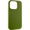 Чохол Silk Full Protective (AA) NO LOGO для Apple iPhone 16 Plus (6.7") Зелений / Dark Olive