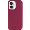 Чохол Silk Full Protective (AA) NO LOGO для Apple iPhone 16 Plus (6.7") Бордовий / Maroon
