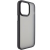 TPU+PC чохол Metal Buttons для Apple iPhone 14 Pro Max (6.7") Чорний / Black