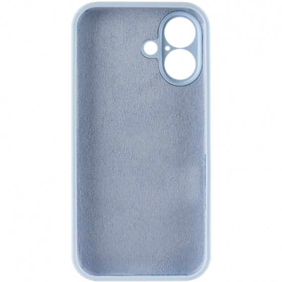 Чохол Silk Full Camera Protective (AA) NO LOGO для Apple iPhone 16 Plus (6.7") Блакитний / Sweet Blue