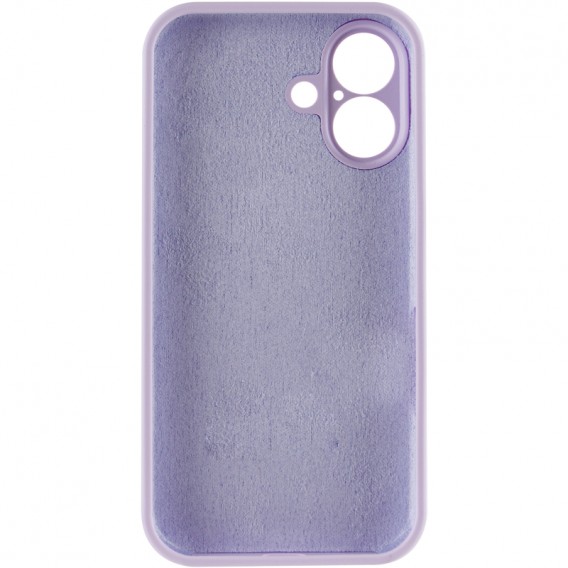 Чохол Silk Full Camera Protective (AA) NO LOGO для Apple iPhone 16 Plus (6.7") Бузковий / Lilac