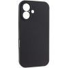 Чохол Silk Full Camera Protective (AA) NO LOGO для Apple iPhone 16 Plus (6.7") Чорний / Black