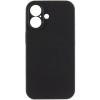 Чохол Silk Full Camera Protective (AA) NO LOGO для Apple iPhone 16 Plus (6.7") Чорний / Black