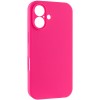 Чохол Silk Full Camera Protective (AA) NO LOGO для Apple iPhone 16 Plus (6.7") Рожевий / Barbie pink