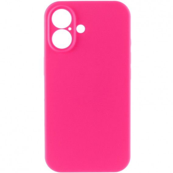 Чохол Silk Full Camera Protective (AA) NO LOGO для Apple iPhone 16 Plus (6.7") Рожевий / Barbie pink Чохол Silk Full Camera Protective (AA) NO LOGO для Apple iPhone 16 Plus (6.7") Рожевий / Barbie pink