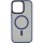 TPU+PC чохол Metal Buttons with MagSafe для Apple iPhone 15 Pro Max (6.7") Синій / Navy Blue