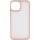 TPU+PC чохол Metal Buttons для Apple iPhone 15 (6.1") Рожевий / Pink
