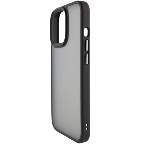 TPU+PC чохол Metal Buttons для Apple iPhone 15 Pro Max (6.7") Чорний / Black TPU+PC чохол Metal Buttons для Apple iPhone 15 Pro Max (6.7") Чорний / Black