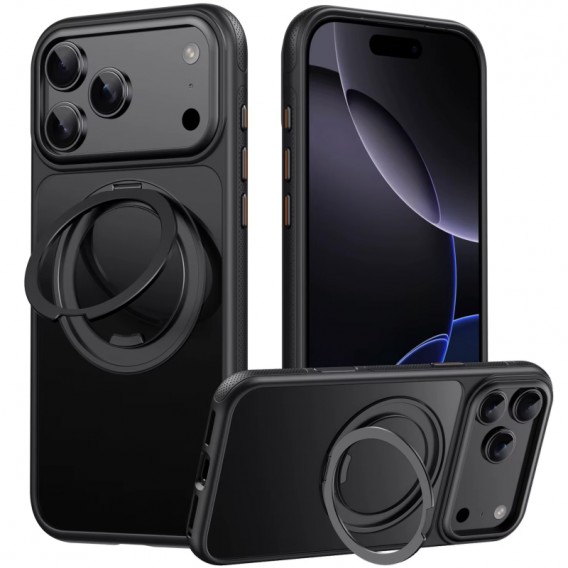 Чохол Ummi Stylish with MagSafe Ring для Apple iPhone 17 Pro Max / 18 Pro Max (6.9") Black