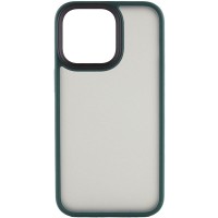 TPU+PC чохол Metal Buttons для Apple iPhone 13 Pro (6.1") Зелений / Dark Green
