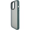 TPU+PC чохол Metal Buttons для Apple iPhone 13 Pro (6.1") Зелений / Dark Green