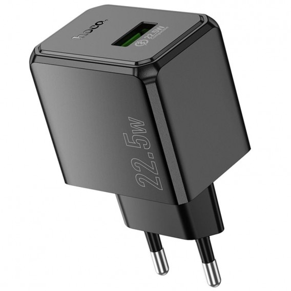 МЗП Hoco CS17A Wish QC3.0 22.5W (1USB-A) Black МЗП Hoco CS17A Wish QC3.0 22.5W (1USB-A) Black