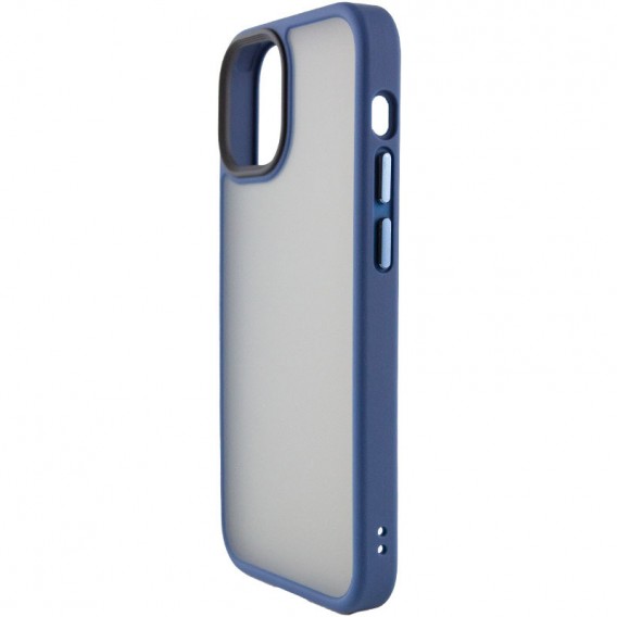 TPU+PC чохол Metal Buttons для Apple iPhone 13 (6.1") Синій / Navy Blue TPU+PC чохол Metal Buttons для Apple iPhone 13 (6.1") Синій / Navy Blue
