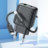 МЗП Hoco CS23A Sunlight PD30W+QC3.0 (1USB-A/1C) + кабель Type-C to Lightning Black
