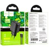 МЗП Hoco CS23A Sunlight PD30W+QC3.0 (1USB-A/1C) + кабель Type-C to Lightning Black