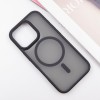 TPU+PC чохол Metal Buttons with MagSafe для Apple iPhone 16 Pro Max (6.9") Чорний / Black