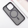 TPU+PC чохол Metal Buttons with MagSafe для Apple iPhone 16 Pro Max (6.9") Чорний / Black