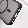 TPU+PC чохол Metal Buttons with MagSafe для Apple iPhone 16 Pro Max (6.9") Чорний / Black