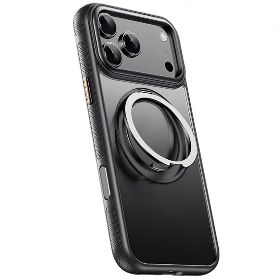 Чохол Ummi Stylish with MagSafe Ring для Apple iPhone 17 Pro / 18 Pro (6.3") Black Чохол Ummi Stylish with MagSafe Ring для Apple iPhone 17 Pro / 18 Pro (6.3") Black