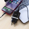 МЗП Hoco C12Q Smart QC3.0 18W (1USB-A) + кабель USB to MicroUSB Чорний