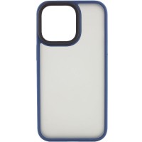 TPU+PC чохол Metal Buttons для Apple iPhone 12 Pro Max (6.7") Синій / Navy Blue