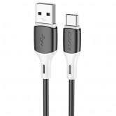 Дата кабель Borofone BX79 Silicone USB to Type-C 30W (1m) Чорний