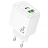 МЗП Hoco CS54A Surplus PD20W+QC3.0 (1USB-A/1C) White МЗП Hoco CS54A Surplus PD20W+QC3.0 (1USB-A/1C) White