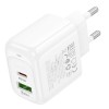 МЗП Hoco CS54A Surplus PD20W+QC3.0 (1USB-A/1C) White