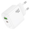 МЗП Hoco CS54A Surplus PD20W+QC3.0 (1USB-A/1C) White