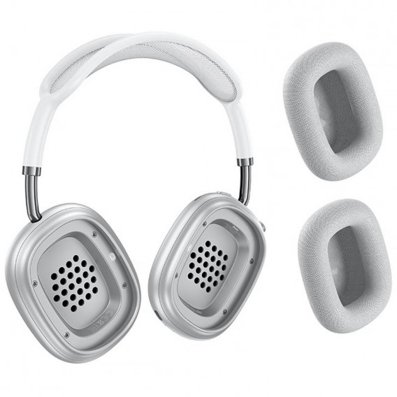 Накладные беспроводные наушники Hoco W65 Plus Happy ANC Silver Накладные беспроводные наушники Hoco W65 Plus Happy ANC Silver