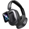 Накладні бездротові навушники Hoco ESD23 Lasting ANC with display Black