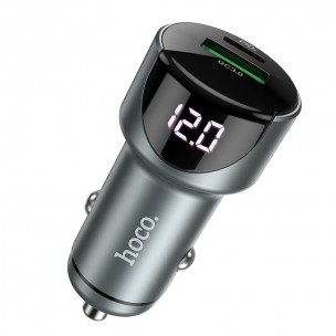 АЗУ Hoco Z42 PD 20W + QC3.0 (1USB/3A) Серый