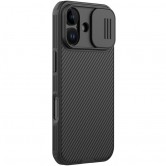 Карбоновая накладка Nillkin CamShield Pro для Apple iPhone 17 (6.3") Black Карбоновая накладка Nillkin CamShield Pro для Apple iPhone 17 (6.3") Black