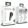 АЗП Acefast B12 PD30W+QC3.0 total 60W (1USB-A/1C) Black