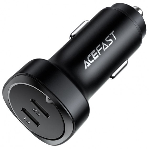 АЗП Acefast B2 PD36W+PD36W total 72W (2USB-C) Black